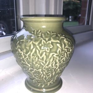 Longaberger Sage Pottery Vase